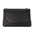 Maxi Double Flap, &pound;4,100, Handbags, Black, Caviar Leather, Back view